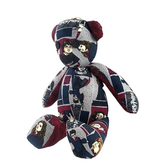 Harry Potter 16" Hand Sewn Quilted Collectible Fabric Stuffed Bear Beckies Bears - Picture 4 of 12